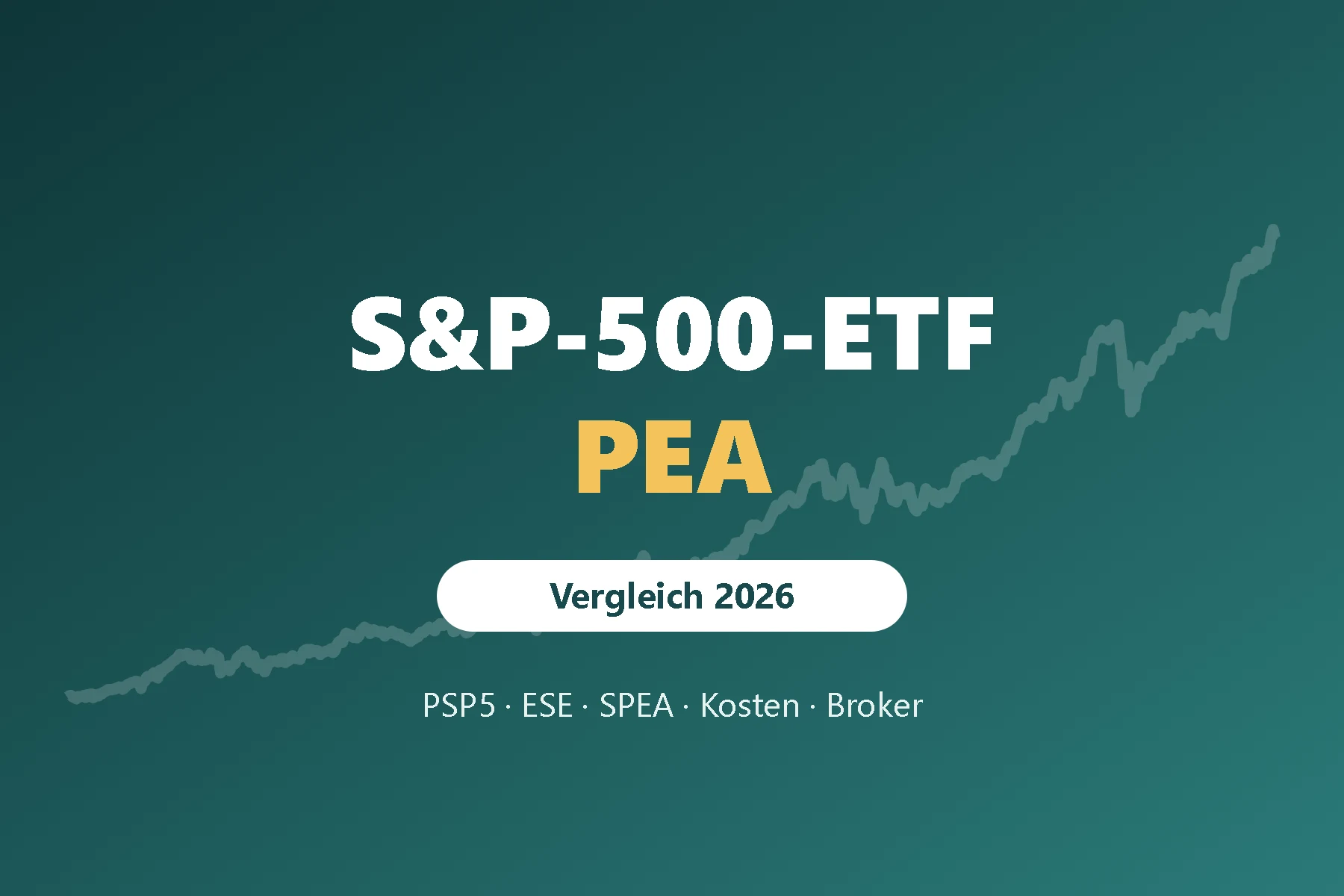 Bester S&P-500-ETF PEA 2026 - PSP5, ESE oder SPEA?