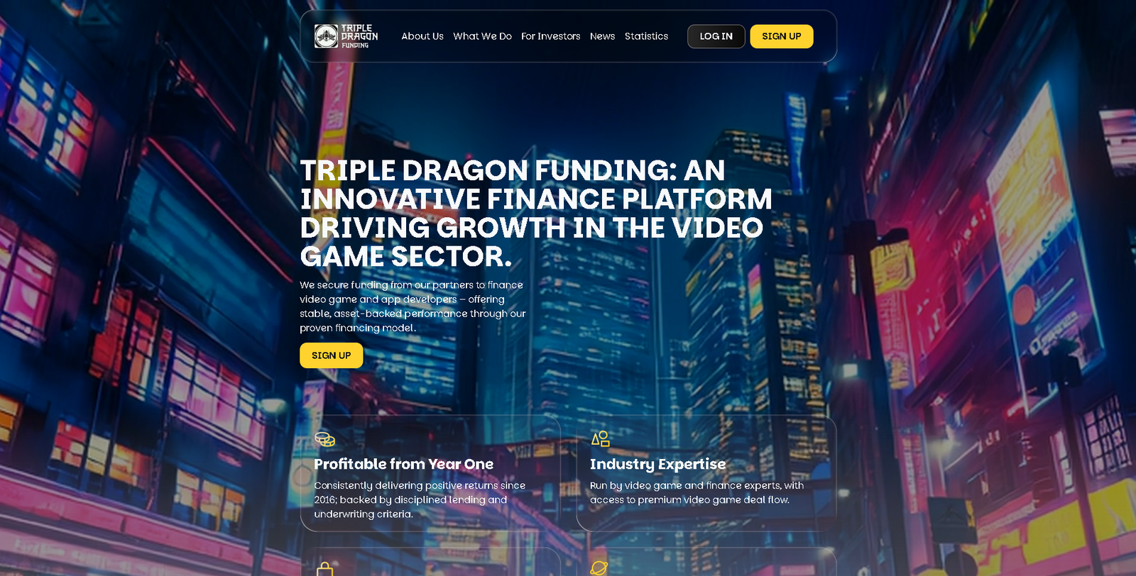 Triple Dragon Page Accueil