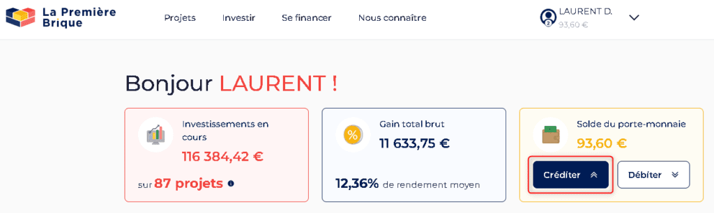 La Première Brique Comment crédit son porte-monnaie